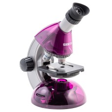 Мікроскоп SIGETA MIXI 40x-640x PURPLE (з адаптером для смартфона)