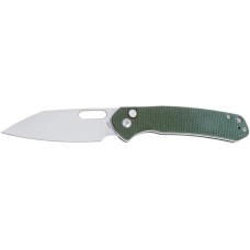 Нож CJRB Pyrite Wharncliffe Micarta, AR-RPM9 Steel ц:green