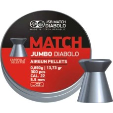 Пули пневм JSB Diabolo Jumbo Match 5,5 мм 0,890 гр. (300 шт/уп)
