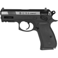 Пістолет пневматичний ASG CZ 75D Compact Nickel. CO2. BB кал. 4.5 мм
