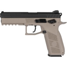 Пістолет пневматичний ASG CZ P-09 Black/FDE Blowback. CO2. Pellet кал. 4.5 мм