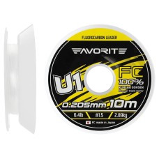 Флюорокарбон Favorite U1 FC 10m #1.5/0.205mm 6.4lb/2.89kg