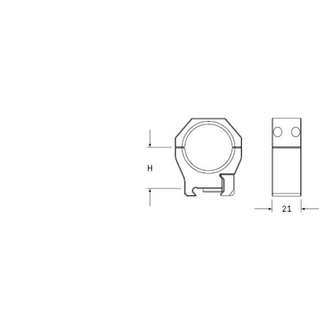 Кільця AUDERE  PSR™ Gen2  Diam 34mm H30