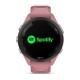 Смарт-годинник Garmin Forerunner 265s з чорним безелем, рожевим корпусом та рожевим/сірим силіконовим ремінцем