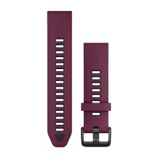 Ремінці для годинника Garmin QuickFit 20 силіконові мерло/графітові
