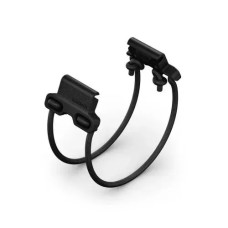 Ремінець для смарт-годинника Garmin QuickFit 22 регульований банджі-шнур Black