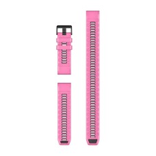 Ремінці для годинника Garmin QuickFit 26 силіконові рожеві (із 3 частин, для дайвінгу)
