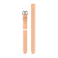 Ремінці для смарт-годинника Garmin QuickFit 22 силіконові, кольору рожева мушля (із 3 частин, для дайвінгу)
